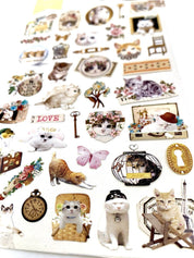 BCmini Lovely Cat Nylon Stickers Kawaii Gifts