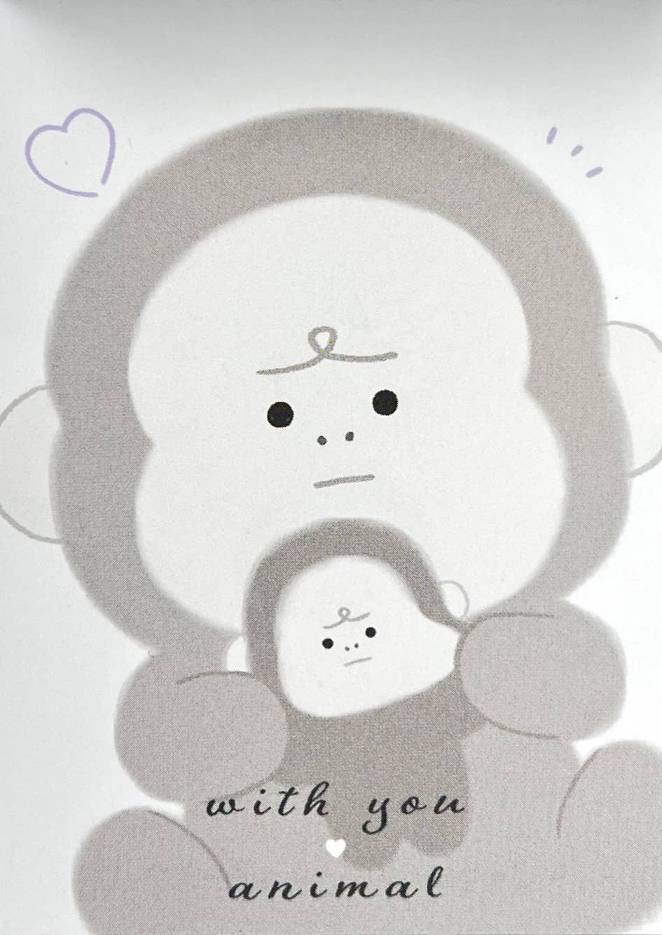 BCmini Kamio Gorilla Small Memo Kawaii Gifts