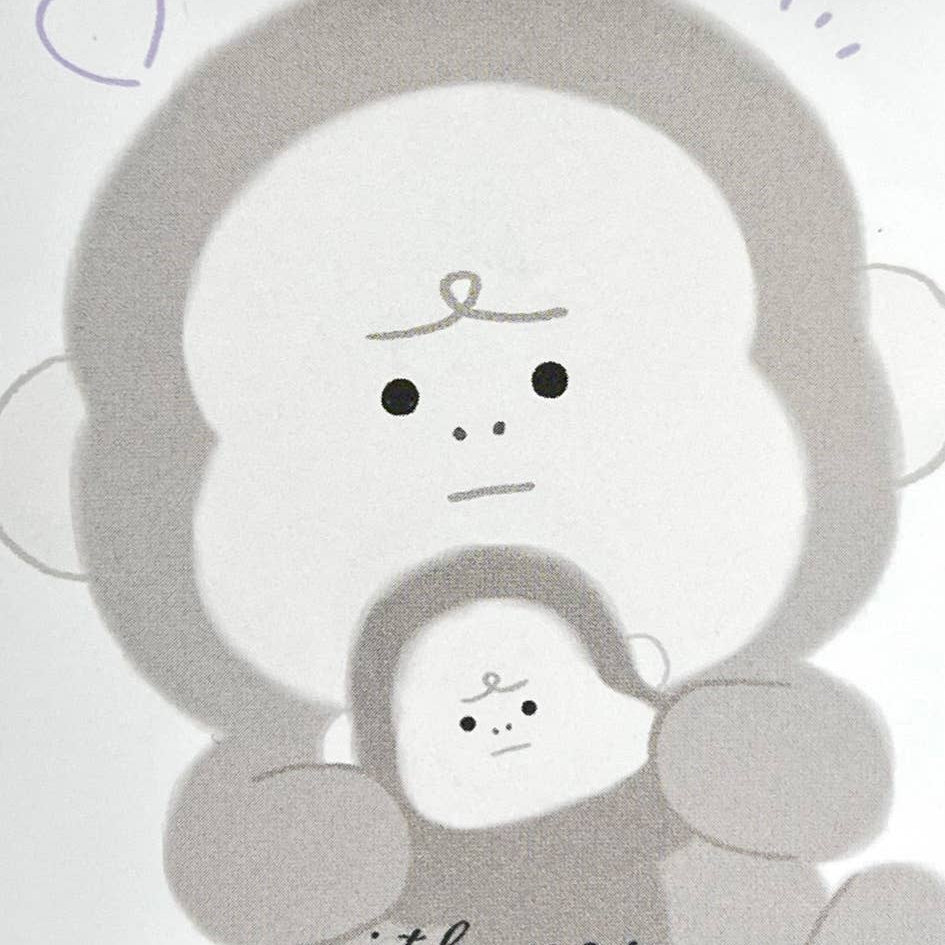 BCmini Kamio Gorilla Small Memo Kawaii Gifts