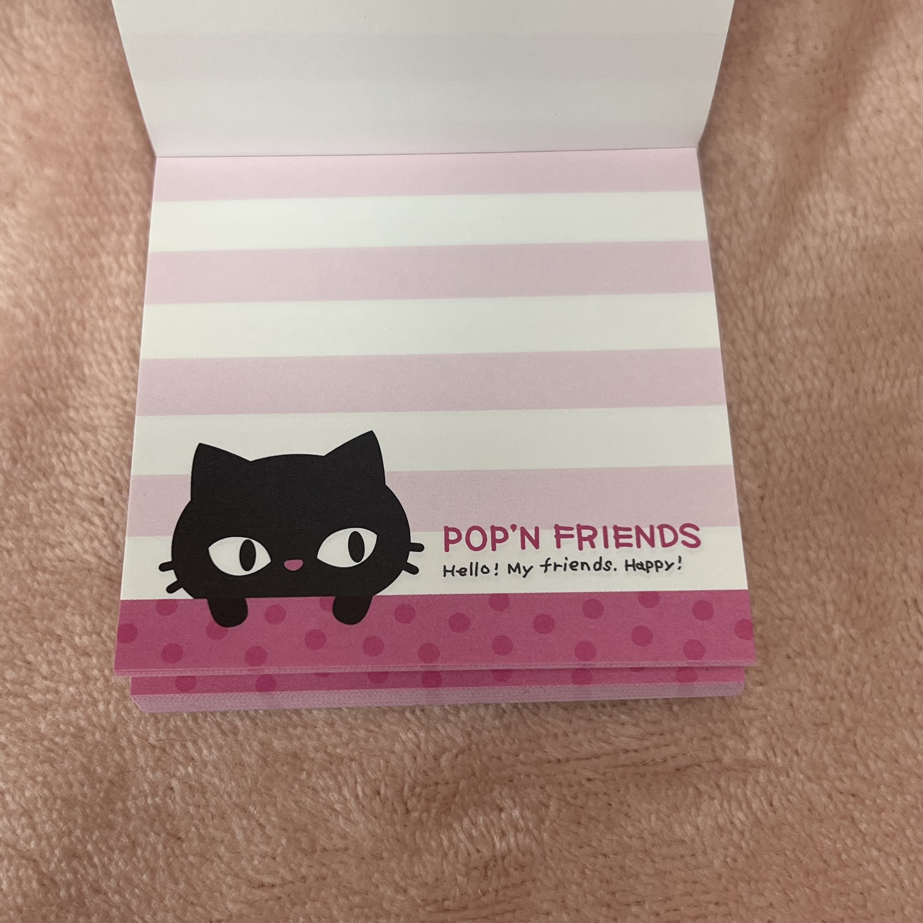 BCmini Kamio Pop’n Friends Cat Small Memo Kawaii Gifts 4991277762509
