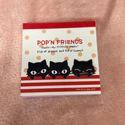 BCmini Kamio Pop’n Friends Cat Small Memo Kawaii Gifts 4991277762509