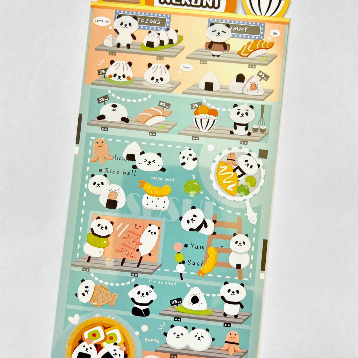 BCmini PANDA SWEET SHOP STICKERS Kawaii Gifts