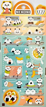BCmini PANDA SWEET SHOP STICKERS Kawaii Gifts