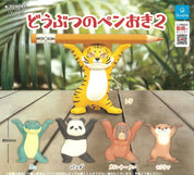 BCmini Yell World Animal Pen Holder Figurine Capsule Kawaii Gifts 034466702635