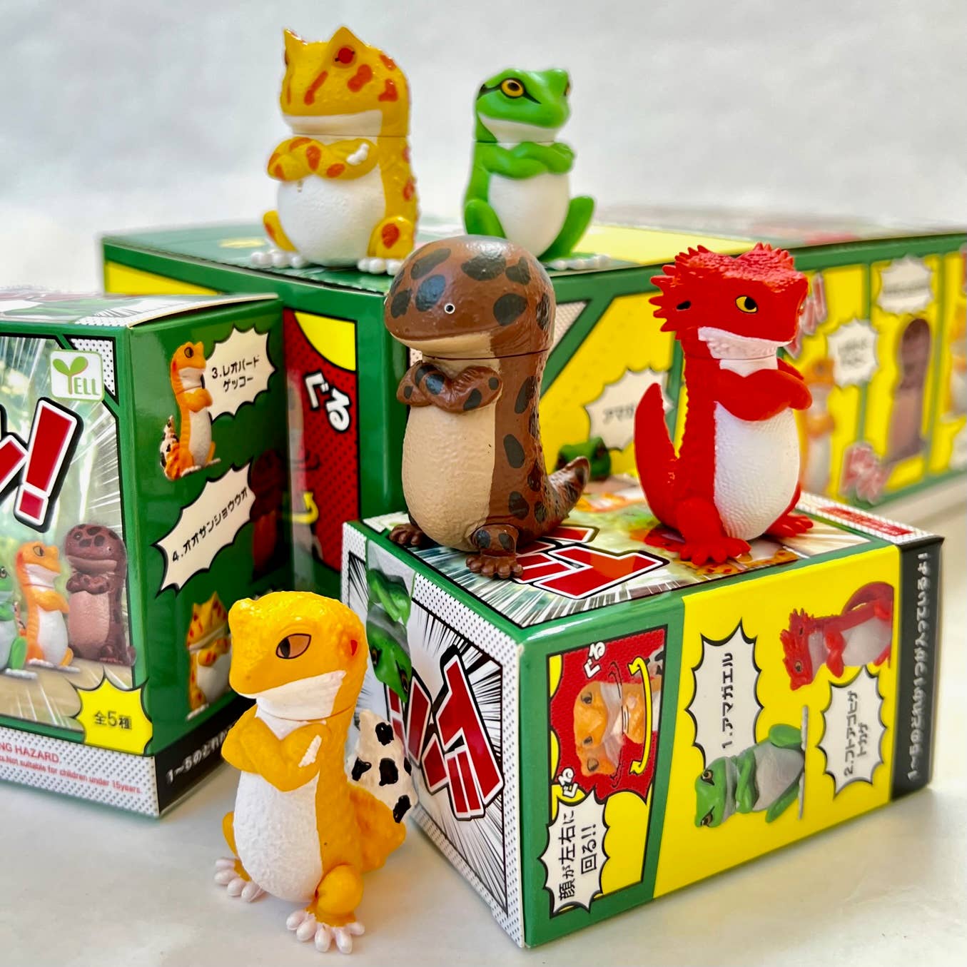 BCmini Yell World Attitude Amphibians & Lizards Surprise Box Kawaii Gifts