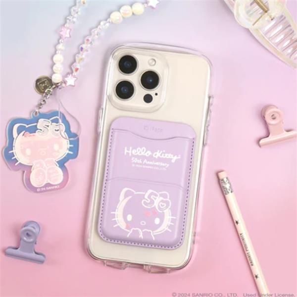 BeeCrazee Hello Kitty iFace MagSynq Card Wallets Purple Kawaii Gifts 190187012061