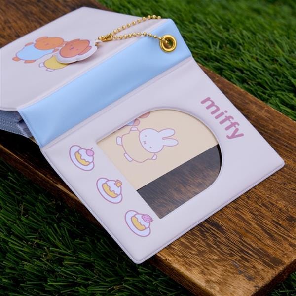 card binder cute Miffy Photocard Binder with Plastic Mascot – Kawaii Gifts