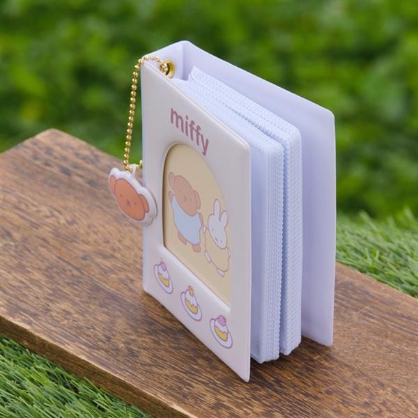 BeeCrazee Miffy Photocard Binder with Plastic Mascot Kawaii Gifts 4571542970398