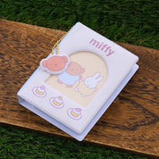 BeeCrazee Miffy Photocard Binder with Plastic Mascot Kawaii Gifts 4571542970398