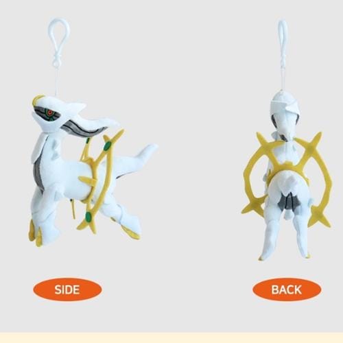 BeeCrazee Arceus Pokemon 5 Inch Plush with Clip Kawaii Gifts 8809644503227