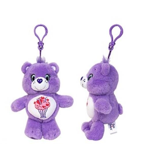 BeeCrazee Care Bears 5.5" Plushy Mascot Bag Charms Purple Share Bear Kawaii Gifts 8809063016445