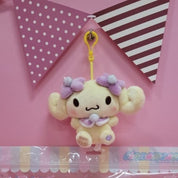 BeeCrazee Cinnamoroll Trio 5" Plush Backpack Clips: Cinnamoroll, Milk, Espresso Espresso Kawaii Gifts