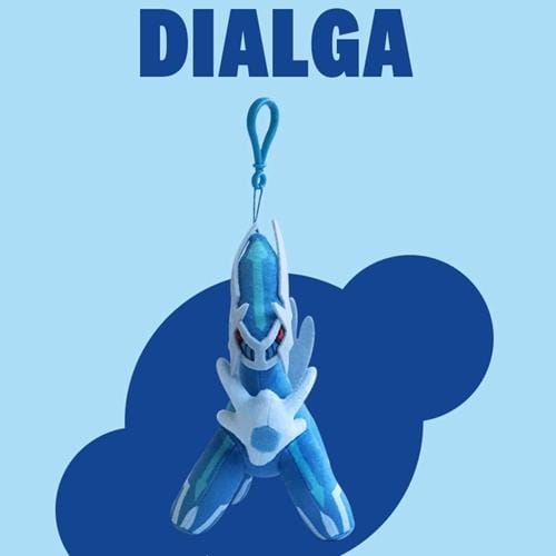 BeeCrazee Dialga Pokemon 5 Inch Plush with Clip Kawaii Gifts 8809644503029