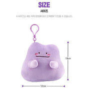 BeeCrazee Ditto Pokemon 4 Inch Plush with Clip Kawaii Gifts 8809822972999