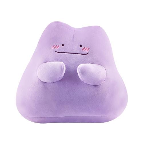 BeeCrazee Ditto Pokemon Blushing Shy Plushies Large 12" Kawaii Gifts 8809822972982