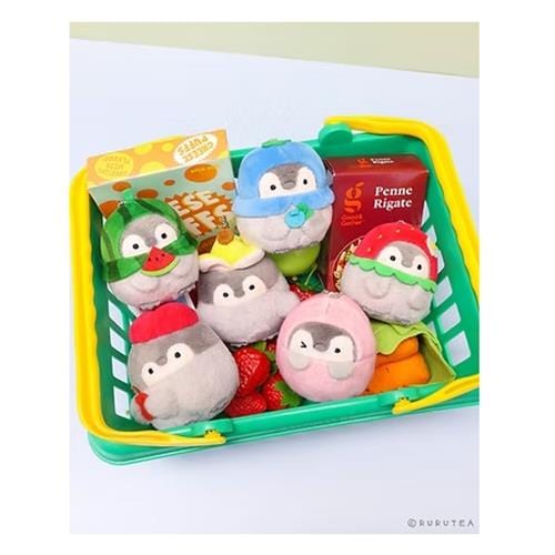 BeeCrazee Fruity Koupen Chan Baby Penguin 3" Plushie Keychains Kawaii Gifts