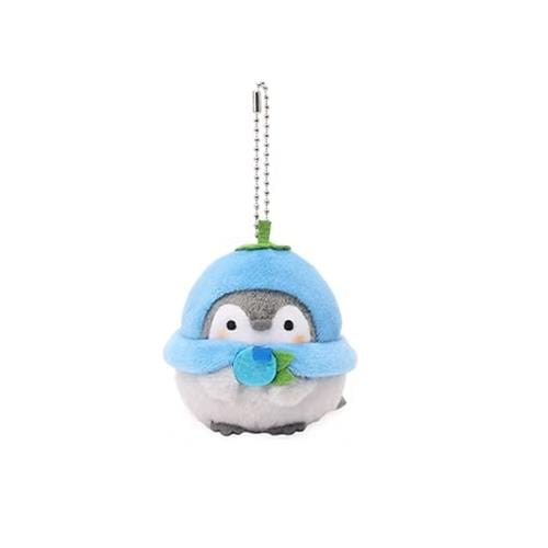 BeeCrazee Fruity Koupen Chan Baby Penguin 3" Plushie Keychains Blueberry Kawaii Gifts 810043606011