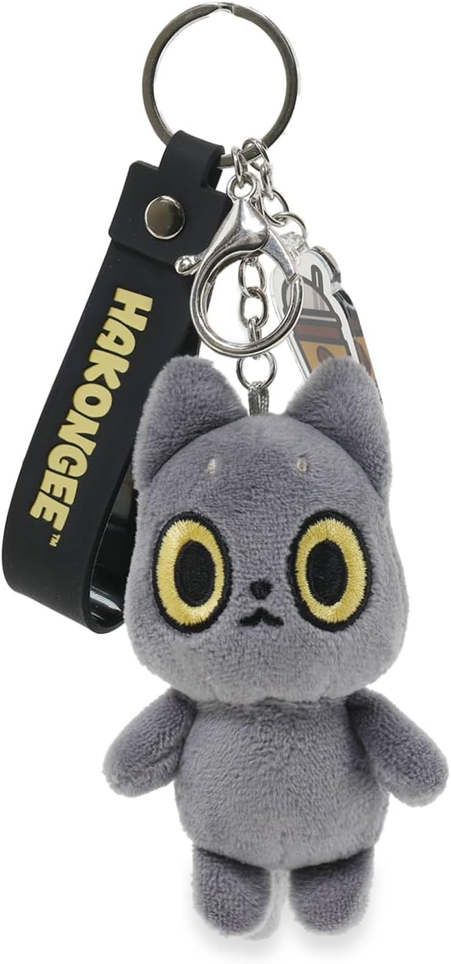 BeeCrazee Hakongee 3" Plushie Keychains with Posable Tails Kawaii Gifts