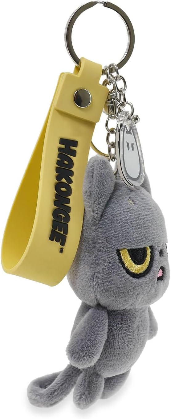 BeeCrazee Hakongee 3" Plushie Keychains with Posable Tails Kawaii Gifts