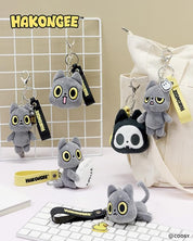 BeeCrazee Hakongee 3" Plushie Keychains with Posable Tails Kawaii Gifts