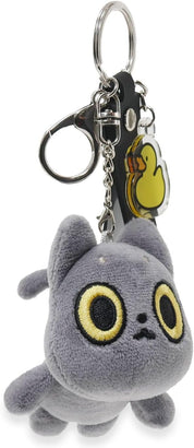 BeeCrazee Hakongee 3" Plushie Keychains with Posable Tails Laying Duck Kawaii Gifts 810043606158