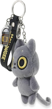 BeeCrazee Hakongee 3" Plushie Keychains with Posable Tails Standing Coffee Kawaii Gifts 810043606134