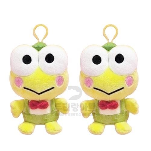 BeeCrazee Handsome Keroppi 5" Plushy Mascot with Backpack Clip Kawaii Gifts 8809571508777