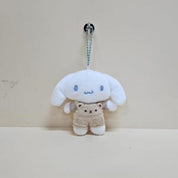 BeeCrazee Hangyodon, Cinnamoroll, Chococat & Pochacco in Overall 4" Plushie Keychains Cinnamoroll Kawaii Gifts 8800313077223