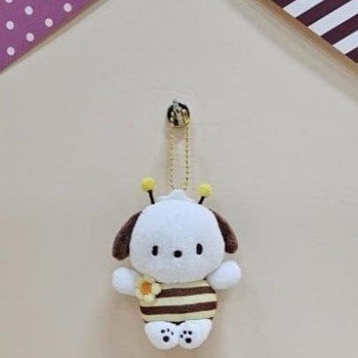 BeeCrazee Just Bee Pochacco 3" Plushy Keychain Kawaii Gifts 8809962089380