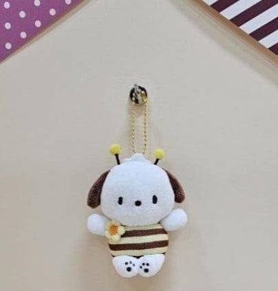 BeeCrazee Just Bee Pochacco 3" Plushy Keychain Kawaii Gifts 8809962089380