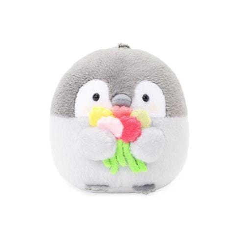 BeeCrazee Koupen Chan Baby Penguin 5" Plushie Keychains Flower Bouquet Kawaii Gifts 810043604727