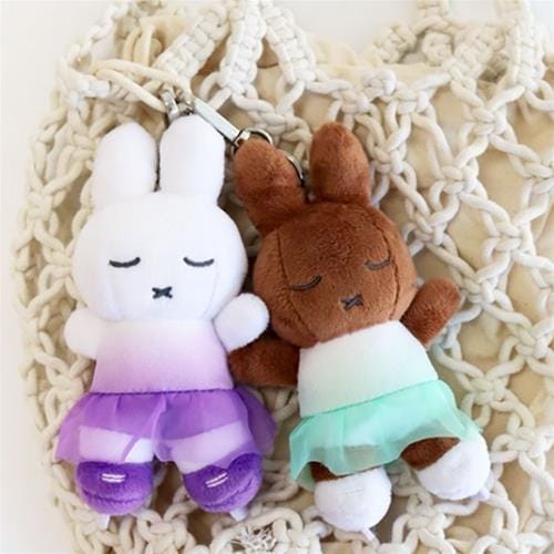 BeeCrazee Miffy Fun Winter Sports 5" Plushie Mascots Bag Charms Kawaii Gifts