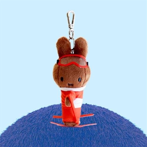 BeeCrazee Miffy Fun Winter Sports 5" Plushie Mascots Bag Charms Melanie Ski Kawaii Gifts 8800305761826