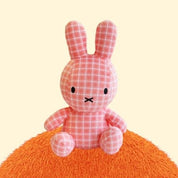 BeeCrazee Miffy Pink Plaid Plushies 10" Kawaii Gifts 8800305761338