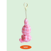 BeeCrazee Miffy Pink Plaid Plushies Kawaii Gifts