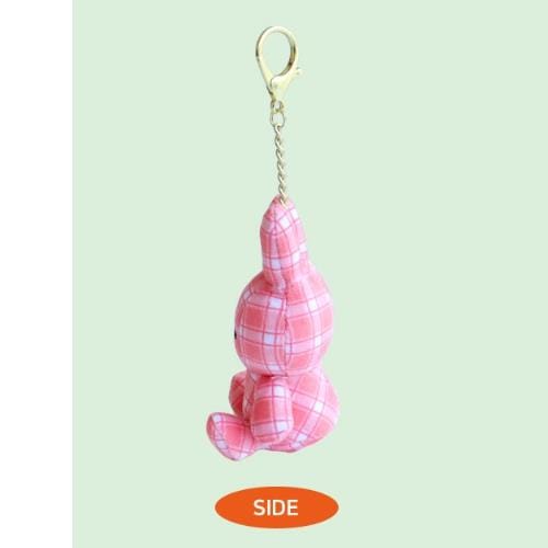 BeeCrazee Miffy Pink Plaid Plushies Kawaii Gifts
