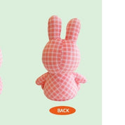 BeeCrazee Miffy Pink Plaid Plushies Kawaii Gifts