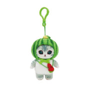 BeeCrazee Mofusand Cat Fruits 3.5" Plush Mascot Bag Charms Watermelon Kawaii Gifts 8800293870128