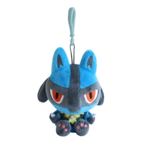 BeeCrazee Pokemon Cutie POP 4.5" Clip-on Plushie Mascots (6 to Choose from) Lucario Kawaii Gifts 8809644504668