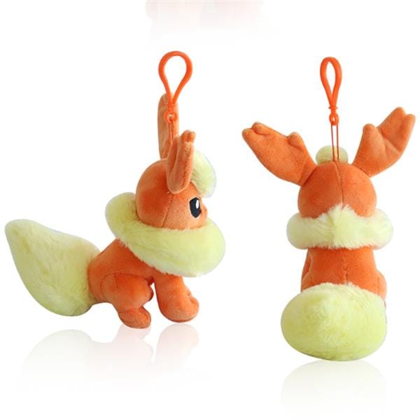 BeeCrazee Pokemon Plush Clip Flareon 5 Inch Kawaii Gifts 8809644503838