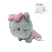 BeeCrazee Sanrio Nya Ni Nyu Nye Nyon 3" Plush Mascot Bag Charms Nye Grey Pink Kawaii Gifts 8809962087980