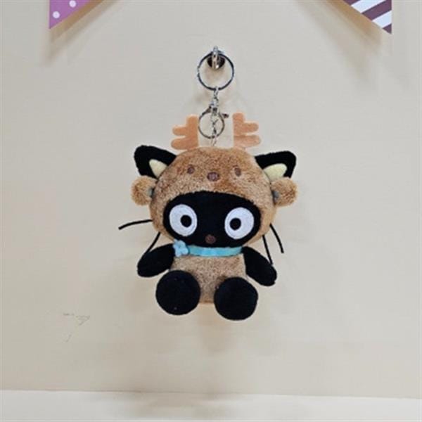 BeeCrazee Sanrio Reindeer All Stars 5" Plush Mascot Bag Charms Chococat Kawaii Gifts 8800313076325