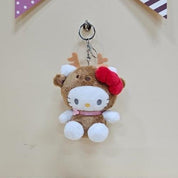 BeeCrazee Sanrio Reindeer All Stars 5" Plush Mascot Bag Charms Hello Kitty Kawaii Gifts 8800313076257