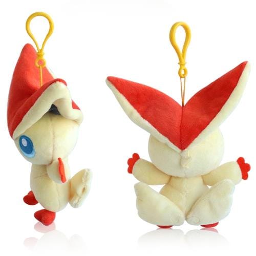 BeeCrazee Victini Pokemon 5 Inch Plush with Clip Kawaii Gifts 8809644503371