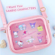 BeeCrazee Sanrio Clear Crossbody Bags: Cinnamoroll & All Stars All Stars Kawaii Gifts 8809955832801