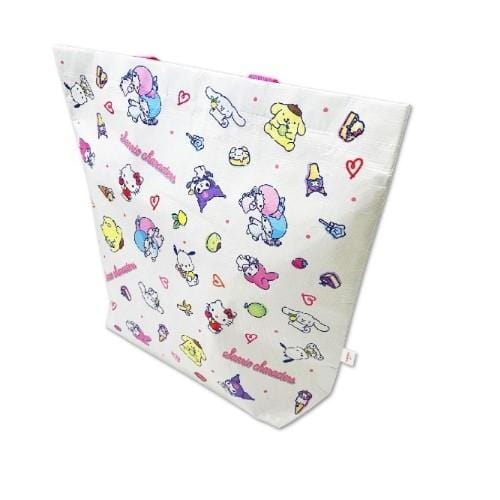 BeeCrazee Sanrio Fun Reusable Shopping Tote Bags Large Character Mix Kawaii Gifts 8809394870648