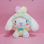 BeeCrazee Sanrio Rainbow Plushy 10" Backpacks: Cinnamoroll, Hello Kitty, My Melody & Kuromi Kawaii Gifts