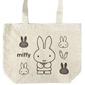BeeCrazee Miffy Canvas Lunch Totes Brown Kawaii Gifts