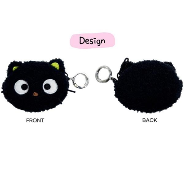BeeCrazee Chococat Furry Coin Purse with Keyring Kawaii Gifts 8809922257491