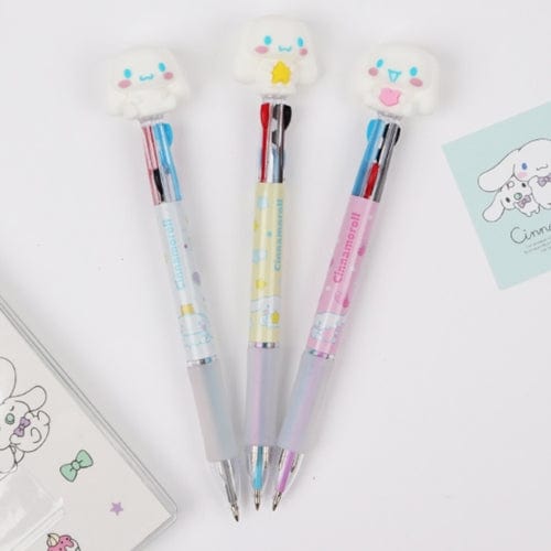 BeeCrazee Cinnamoroll Mascot 3-Color Mechanical Pens Kawaii Gifts 8809701048975